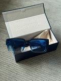 Louis Vuitton Sunglasses – Transparent Light Blue/Gold