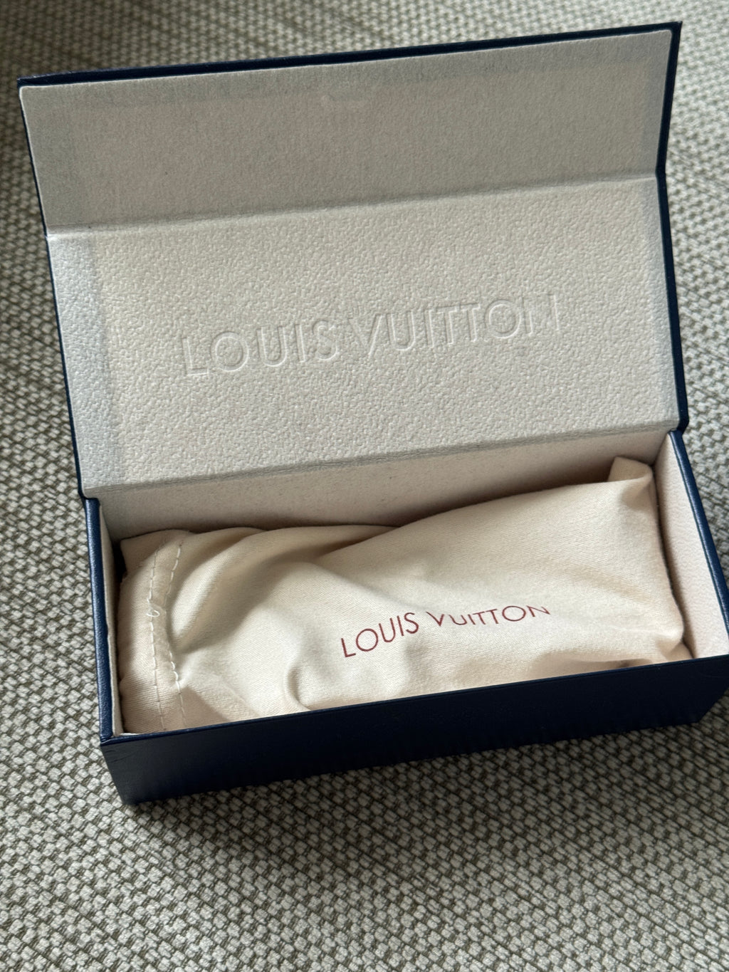 Louis Vuitton Sunglasses – Transparent Light Blue/Gold
