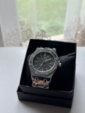 Royal Oak Inspired Watch – Silver/Black