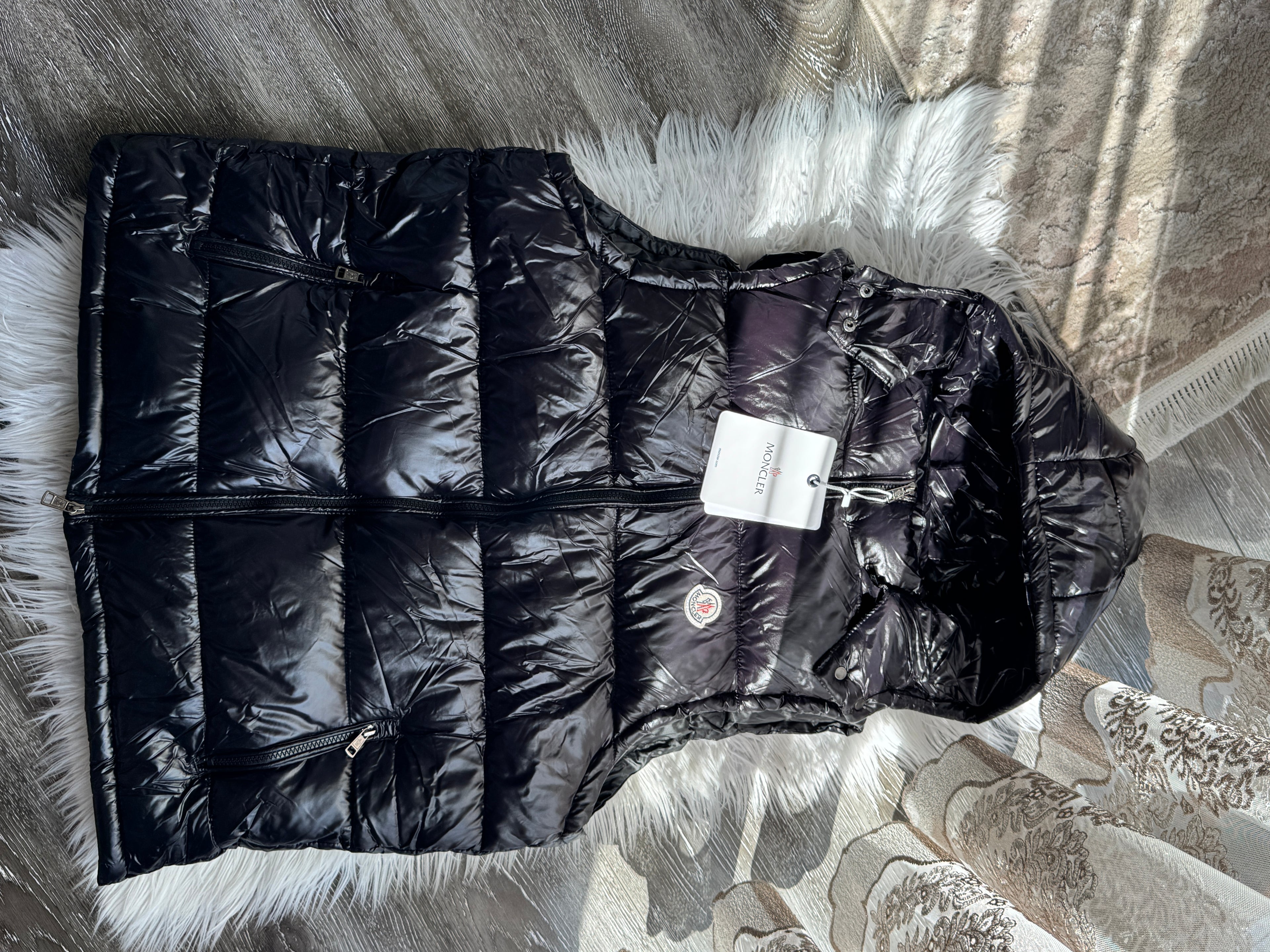 Moncler Padded Vest – Black