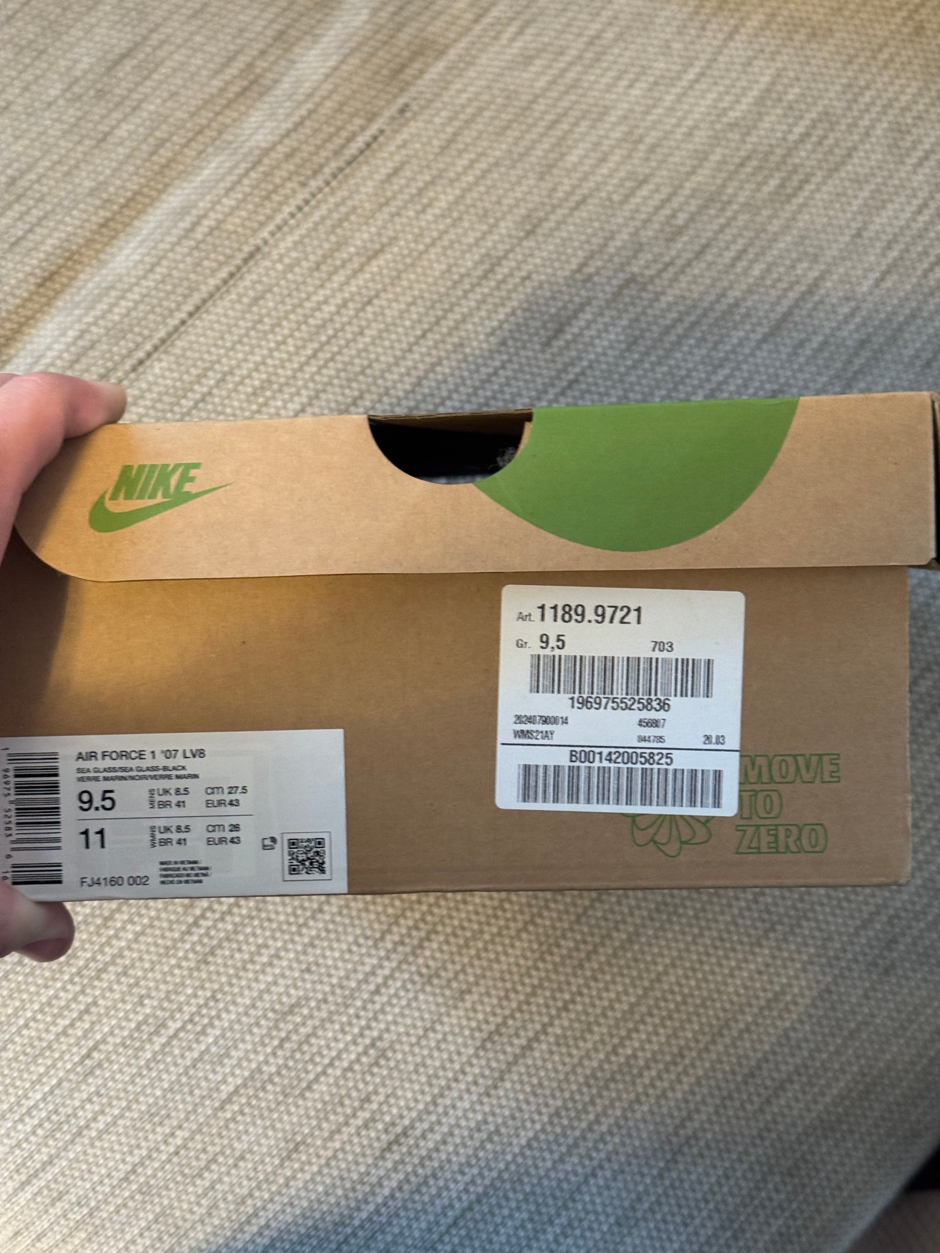 Nike Air Force 1 '07 – Sea Glass/Black