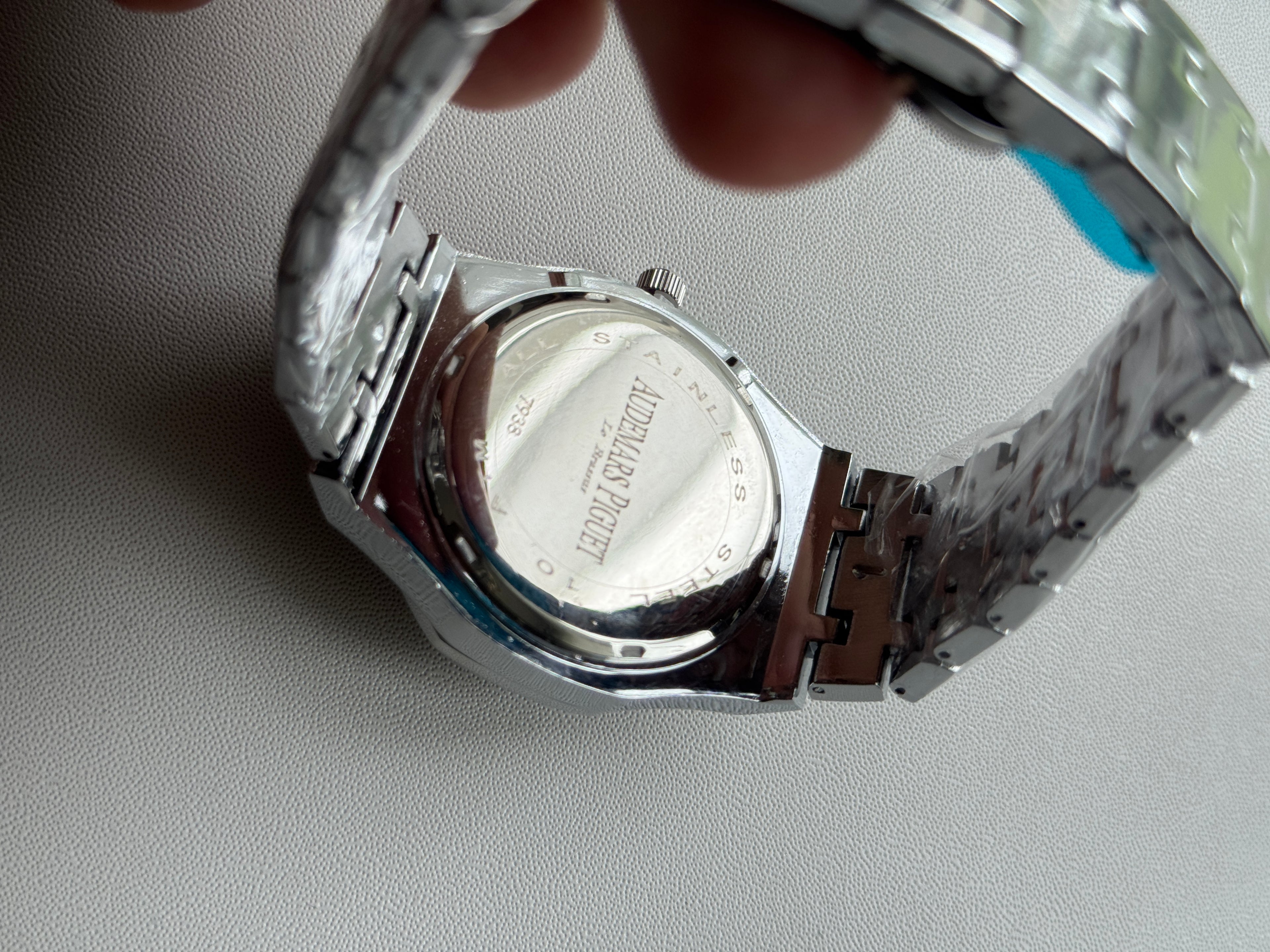 Royal Oak Inspired Watch – Silver/Black
