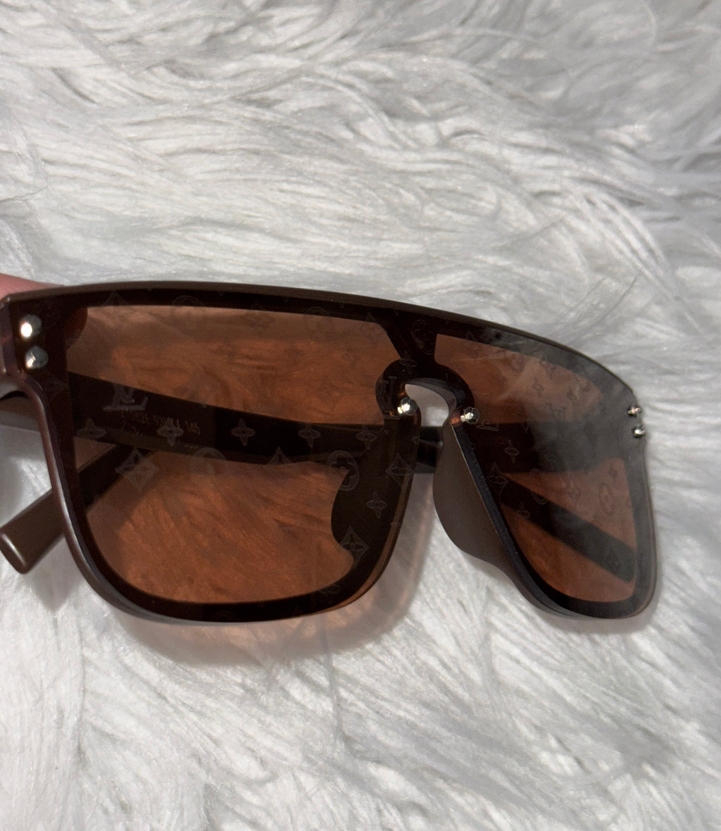 Louis Vuitton Old Money Brown Sunglasses